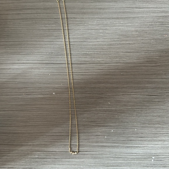 Saks Fifth Avenue Mini Diamond Trio Necklace - Picture 4 of 4